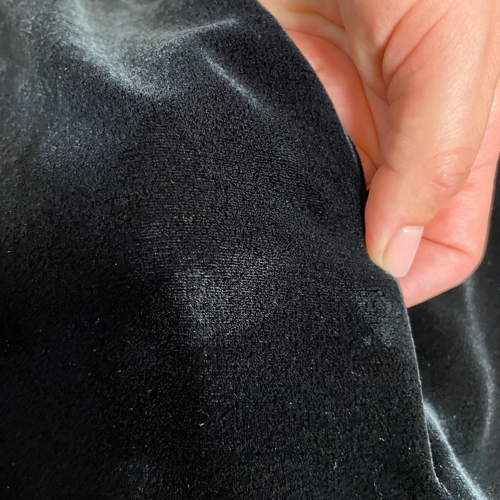 AJ BARI Vintage Velvet Blackout Silver Moon Dress - Picture 11 of 15